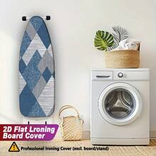 1pc 2D Ironing Board Cover – Easy-To-Clean, Dust-Proof Cover (Ironing Board Not Included). Features An Elastic Edge For Easy Installation, Fits Various Sizes, And Provides Excellent Protection For Your Ironing Board. - A - View 22