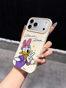 Miniso Ốp lưng điện thoại Disney Daisy vân vải lychee bao phủ toàn diện, in hoạt hình, tương thích với iPhone 17 Pro Max, 17, 16 Pro Max, 15 Pro Max, 16 Pro Max, 14, 13, 12, 11, 14 Pro, 15 Plus, 12 Pro, 16 Plus, XS, 14 Pro Max, 13 Pro và các mẫu khác, 18 - Nhiều màu - Xem 4