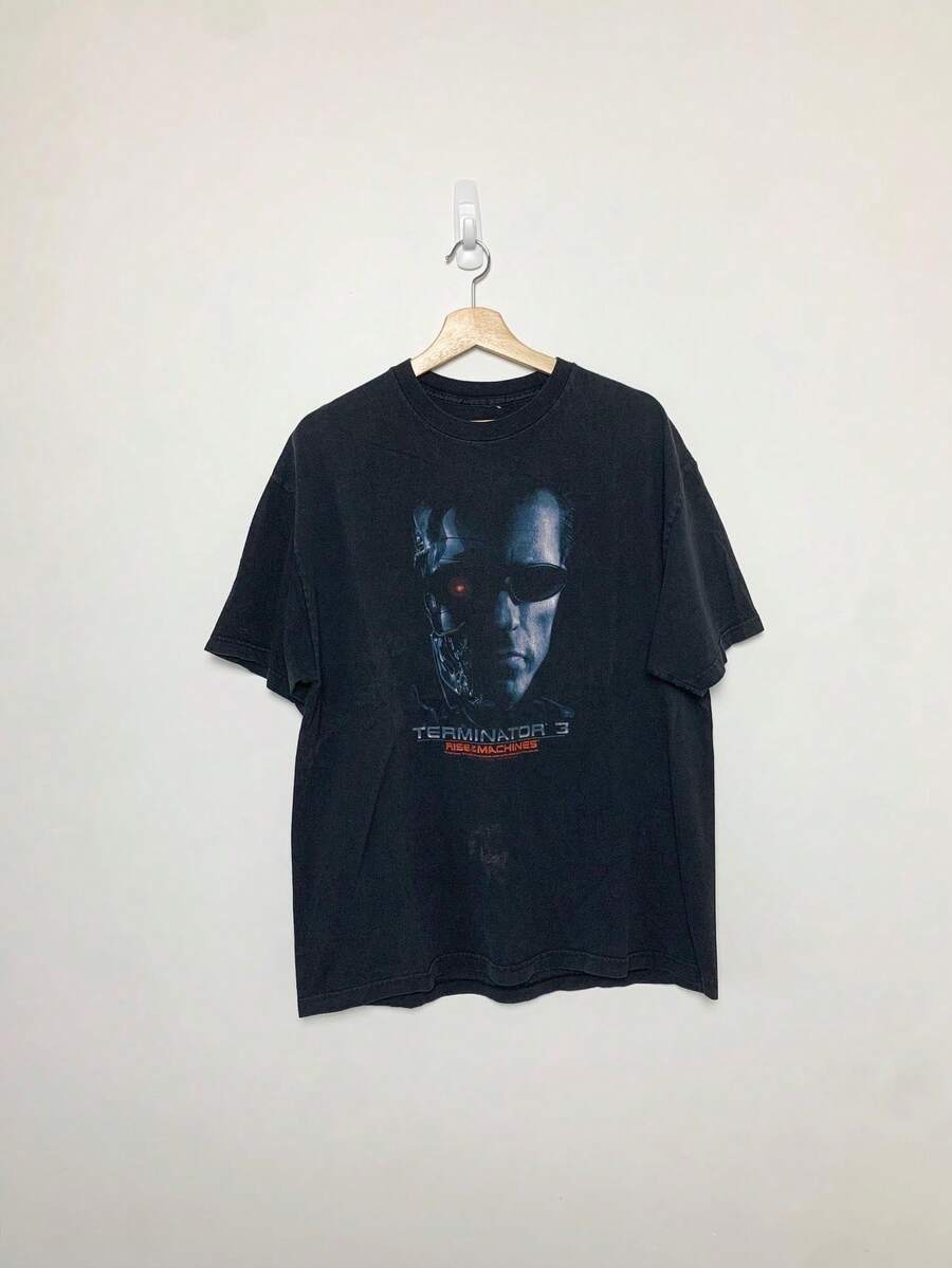 2003 Terminator 3 Rise Of The Hines Movie S1S1Hirt - Black - View 1