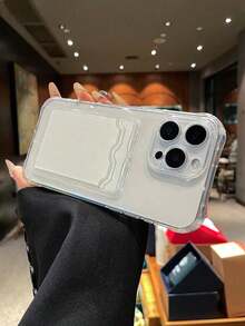 Free Shipping, Does Not Include Lanyard Or Stand. Local Delivery. Delivery To Funda In 4 Days. Minimalist Phone Case. Kids Card Holder. Phone Case. Transparent. Solid Color. Kids Slot. Card Holder. Phone Case. Child Protection. Spring. Function. Marcomoneyph. - Clear - View 2