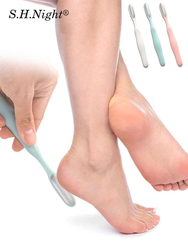 Stainless Steel Foot File, Toe Crack & Finger Crack Grinding Callus Remover Foot Care Tool - Multicolor - View 5
