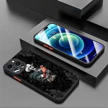Las fundas para teléfono con diseño de gallo vaquero esqueleto son compatibles con , Apple, VIVO, OPPO, , Transsion, ,  y Honor. Fabricadas en silicona TPU, ofrecen protección contra golpes y caídas. - Negro - Ver 4
