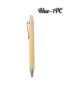 Bộ 20 bút bi tre tùy chỉnh, mực đen và xanh dương, thích hợp cho học sinh, văn phòng, đám cưới, tựu trường, ngày Nhà giáo, mùa tốt nghiệp. - Nhiều màu - Xem 10