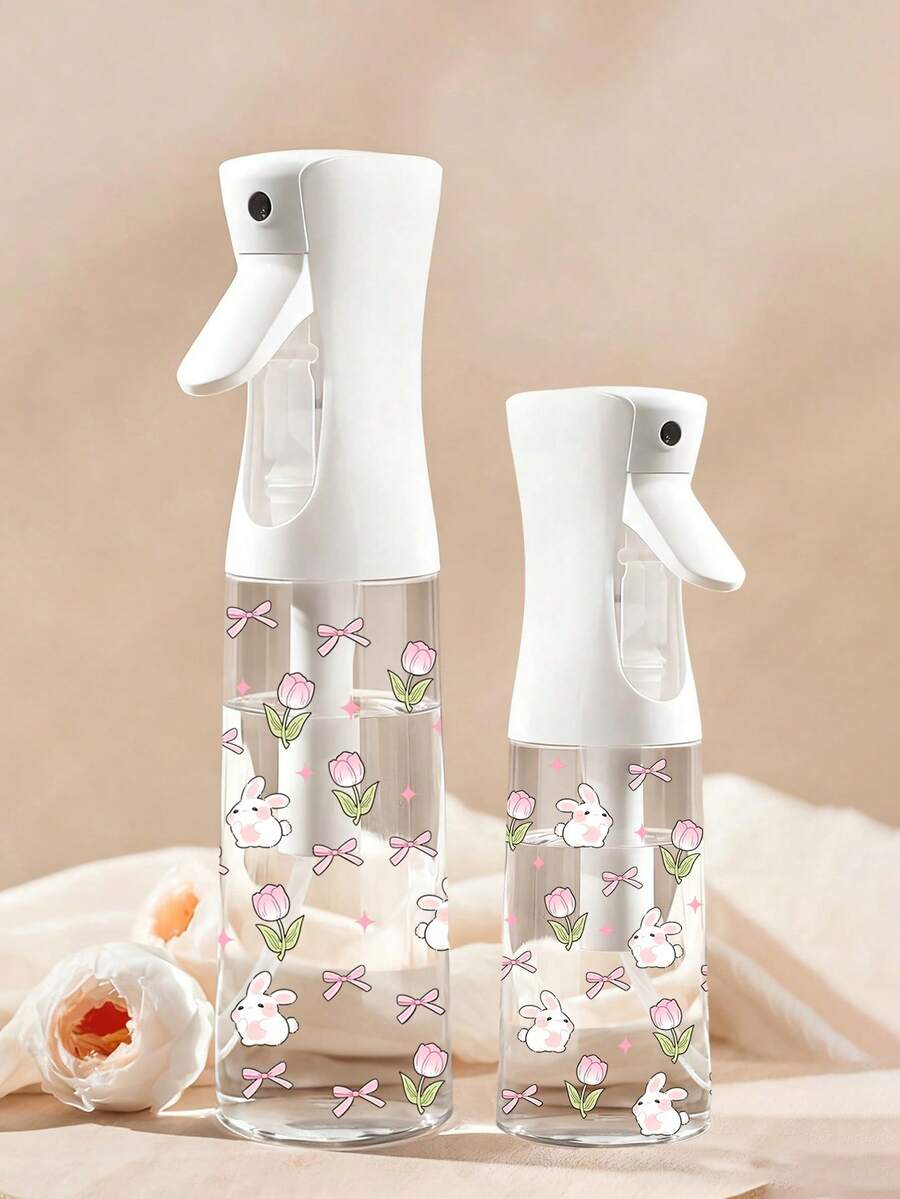 Bình xịt du lịch PET trong suốt họa tiết hoa tulip và nơ, có thể tái sử dụng, bình xịt phun sương đa năng cho du lịch và công tác, bình tẩy trang, bình xịt tóc tái sử dụng, bình phun sương liên tục, dùng để tạo kiểu tóc, vệ sinh, tưới cây, dưỡng ẩm da mặt. Quà tặng ngày lễ, quà Giáng sinh, quà Năm mới cho thầy cô, bạn bè, người yêu. - Nhiều màu - Xem 1