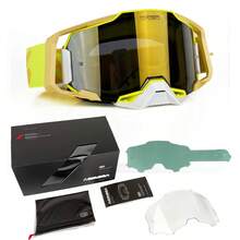 Motorcycle Goggles Set Off Road Riding Dustproof Windproof Sports Glasses For Men MX ATV Cycling Ski Snowboard Protective New - 2 - Xem 11
