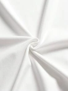 Camiseta de mujer, camiseta de mezclilla con estampado de diamantes y perlas, elegante y moderna, ideal para el trabajo, agradable al tacto y a la moda, de manga corta para todas las estaciones. - Blanco - Ver 3