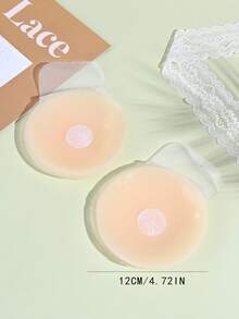 2-4片装可重复使用加大码硅胶乳贴 | 自粘式提胸胶带，适合大胸 | 隐形圆形胸贴，适合吊带背心/无肩带连衣裙，防下垂乳沟胶带，防水加厚硅胶胸贴，隐形无肩带粘性文胸，可重复使用硅胶文胸，提拉支撑，适合小胸/大胸。特别适合婚纱摄影、无肩带连衣裙、泳装、比基尼、露背装和晚礼服。 - 彩色 - 查看 19