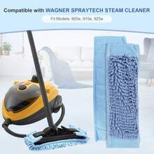 Microfiber Steam Mop Pads Compatible With Wagner Spraytech Steam Cleaner 905e, 915e, 925e , Washable And Reusable Microfiber Steam Mop Cloth(Chenille Pads) - 2個雪尼爾絨墊 - 查看 2