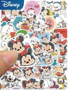 50 miếng dán hoạt hình chuột Mickey của Disney dùng cho laptop, vali, ván trượt, sổ lưu niệm, điện thoại, đàn guitar, hình dán graffiti ngộ nghĩnh. - A - Xem 5
