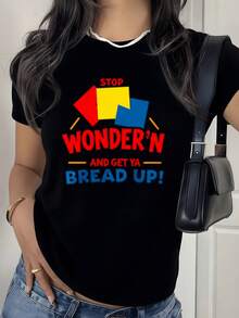 Motivational Message That Encourages You To Leave Doubt Behind And Seek Success With A Positive Attitude And Vibrant Energy Reflected In Colorful Geometric Shapes. Modern Casual Women's T-Shirt For Comfortable And Attractive Everyday Wear - 黑色 - 查看 8