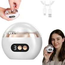 FollowBreak Máy mài móng tay điện sạc lại, dụng cụ làm móng chuyên nghiệp chất lượng salon nhỏ gọn tại nhà kèm kìm cắt móng và máy đánh bóng móng - Đèn LED, món quà lý tưởng cho Ngày Valentine, Ngày của Mẹ, sinh nhật. - Nhiều màu - Xem 6