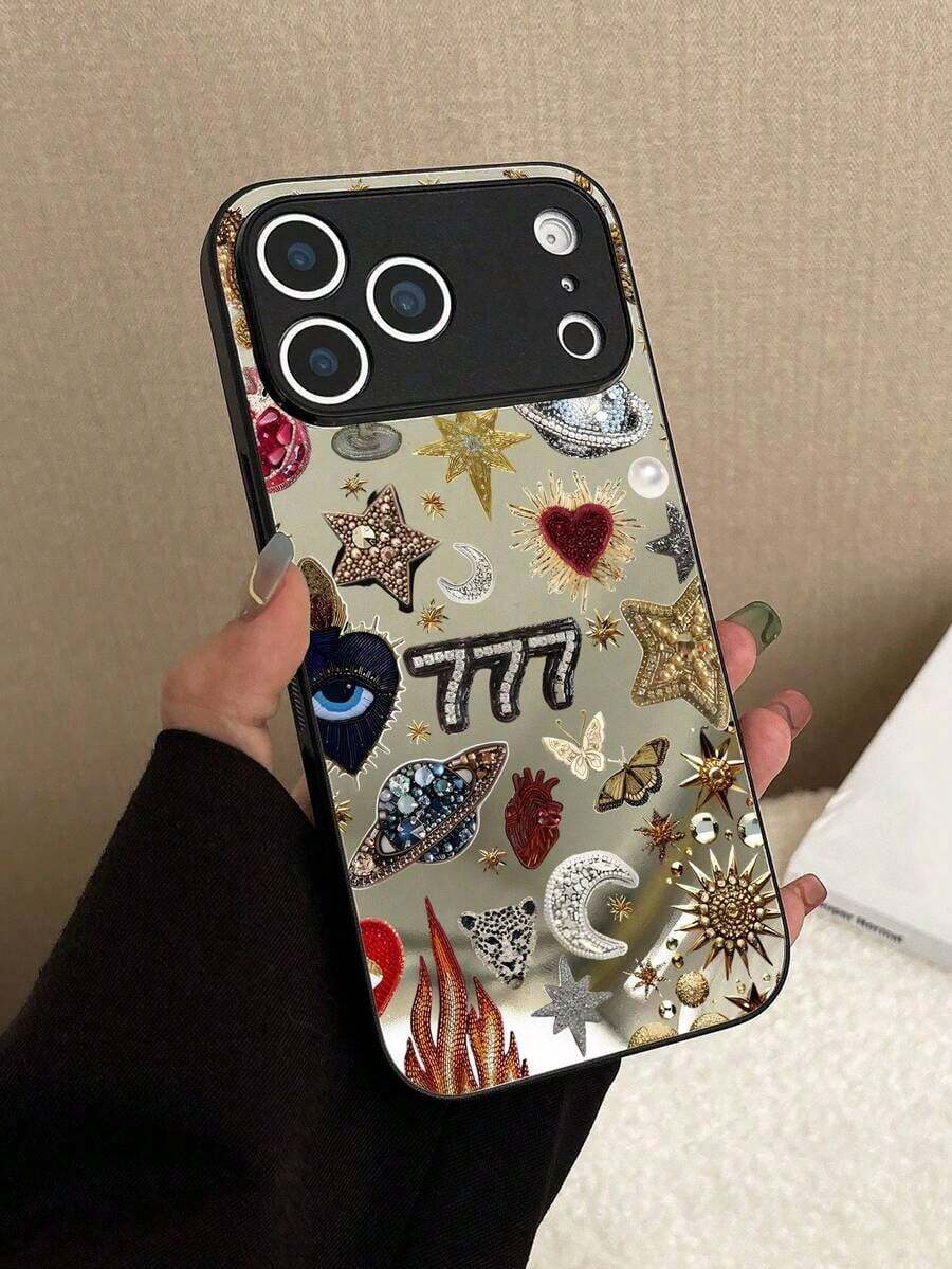 Free Shipping, Does Not Include Lanyard Or Stand. Local Delivery. Delivery To Phone Case In 4 Days. Liquid Silicone. TPU. Childproof. Full Body Protection. Shock And Drop Protection. Glittery Design. Fantasy Crystals. Abstract Pattern. Compatible With 13/11/17/1. - 多色 2 - 查看 1