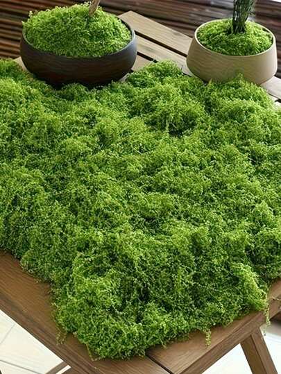 1pc 30g/50g/100g/200g/500g Artificial Moss, For Home Decor, Simulating Moss Micro-Landscape Arrangement, Lawn, Potted Plants