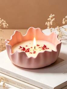 Asymmetric Jewelry Storage Tray Silicone Mold, Desktop Organizer Tray & Large Capacity Candle Container Mold, DIY Epoxy Resin Plaster Cement Casting Mold, Candlestick Succulent Pot Craft Mold For Home Decoration Ornament - White Silicone Mold - View 7