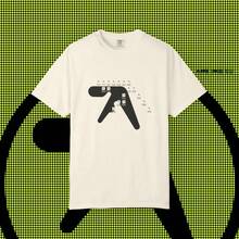 Aphex Twin Logo Collage T-Shirt |   Electronic Music Artwork Tee - Black - View 3