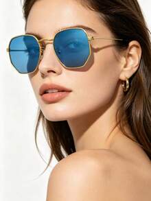 Men Fashion Glasses - Blue - View 2