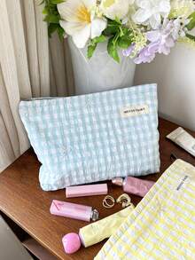 MEYOU FAIRY AGG 女用小清新尺寸化妝包，內袋，便攜旅行盥洗包，手提包，多功能護膚品收納包，女性衛生棉收納袋，送給媽媽或女友的禮物，學生鉛筆盒 - 彩色 - 查看 5