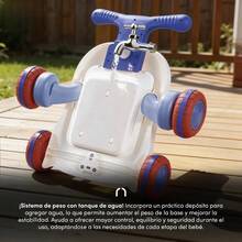 2-In-1 Musical Baby Walker With Interactive Toys And Portable Design - Blue - View 6
