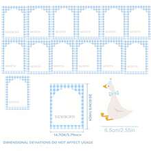 1pc Silly Goose Photo Banner, Silly Goose 1st Birthday Decoration, Suitable For Newborn To 12 Months Photo Banner, Goose 1st Birthday Party Supplies, Monthly Milestone Photo Frame - Style 1 - View 4