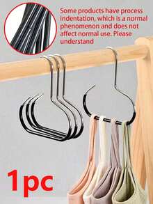 Multipurpose Non-Slip Hanger Rack, Creative Round Stainless Steel Clothes Hanger For Storing Hats, Straps, Scarves And Lingerie - Multicolor - View 15