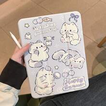 适用于华为MatePad SE 11英寸平板电脑保护套，MatePad 11.5英寸平板电脑保护套，带磁吸式闭合设计，内置笔槽，支持睡眠/唤醒功能和多种折叠支架模式 - 無色 - 查看 4
