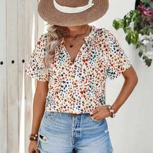Camisa de mujer moderna y casual, ideal para el tiempo libre, vacaciones y el hogar. - múltiple - Ver 4