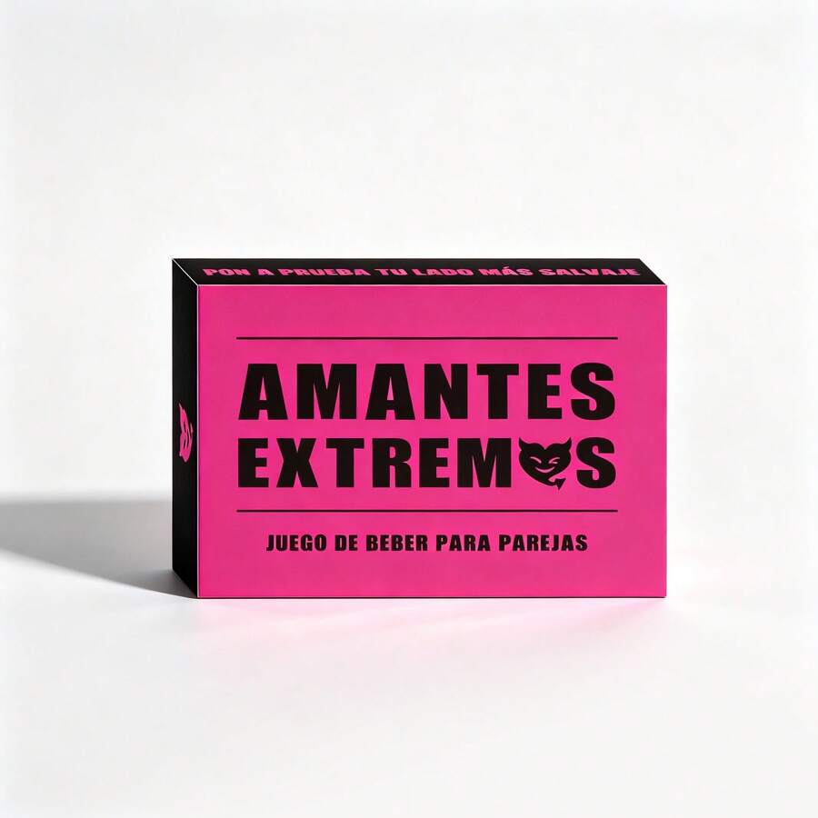 Amantes Extremos - Juego de cartas en español para parejas. Pon a prueba tu lado salvaje con indicaciones interactivas. Diseñado para que dos personas compartan secretos y romper el hielo. Perfecto para una cita. - Multicolor - Ver 1