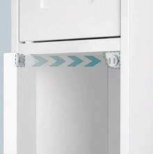 Hoher, schmaler Badezimmerschrank – 4-stufiger schmaler Bodenschrank mit verstellbaren Regalen, platzsparender Organizer für Wohnzimmer, Küche, Schlafzimmer - Standard - Übersicht 3