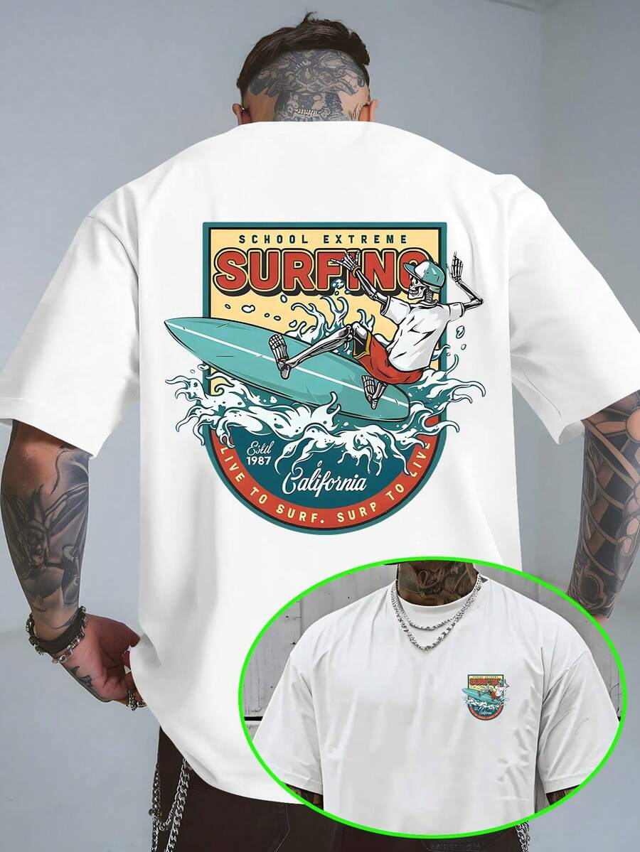 Men T-Shirts - White - View 1