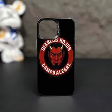 Red devil logo team Campoalegre.funda de teléfono Fundas compatibles con ,Apple,VIVO,OPPO,,, y Honor.Fabricadas en silicona TPU,ofrecen protección contra golpes y caídas.regalos para mamá - Negro - Ver 2