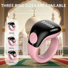 IP67 Waterproof Smart Prayer Bead Counting Ring, Adjustable, Supports APP Connection, Electronic Counter With Interchangeable Rings For Different Fingers - View 2