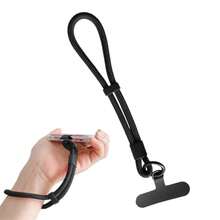 Phone Wrist Strap Lanyard, Adjustable Hand Strap With Strong Patch, Anti Drop Phone Carry Rope For Smartphone, Durable Polyester Wrist Lanyard For Keys Bags, Portable Anti Lost Strap For Travel Outdoor Daily Use, Phone Accessories - Multicolor - View 5