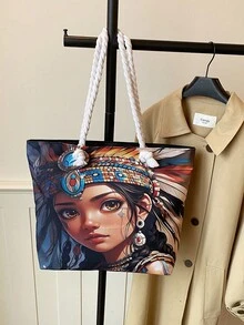 Large Capacity Handbag For Women, New Arrival Minimalist Commuter Shoulder Tote Bag - Multicolor - View 11