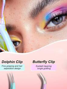 Bộ 5 nhíp chuyên nghiệp chất lượng cao bằng thép không gỉ, thích hợp cho lông mặt, lông mọc ngược, nối mi, uốn mi, dụng cụ làm đẹp chăm sóc lông mày. - Nhiều màu - Xem 5