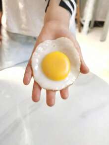 1個慢回彈壓力舒緩感官玩具 新款 Oh Fried Egg 捏捏玩具 創意爆紅可愛荷包蛋捏捏玩具 休閒紓壓玩具 軟萌趣味搞怪禮物 生日禮物 節日禮物 派對小禮物玩具 - 解壓縮荷包蛋 - 查看 3