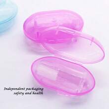 2pcs Pet Finger Toothbrush With Storage Case, Gentle Dental Care For Dogs & Cats, Prevents Plaque & Bad Breath - View 7