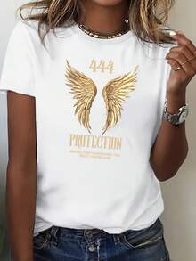 Camiseta de mujer para primavera y verano - Blanco - Ver 11