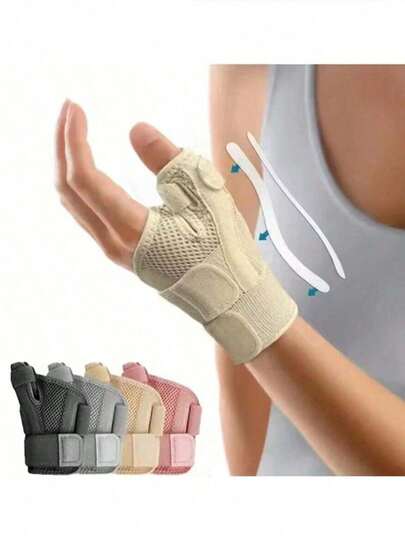 1 Stück Handgelenkstütze für Sport, Sehnenscheidenstütze mit Handflächenschutz, Fitness Handgelenkschutz für Männer und Frauen