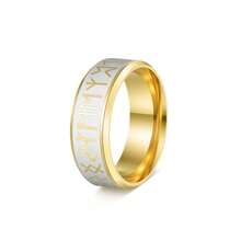 1PC Fashionable Nordic Odin Rune Stainless Steel Men's Ring, Men's Jewelry Accessory, Suitable For Weddings And Valentine's Day Birthday Gifts - Multicolor - View 14