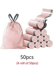 50pcs Multi-Purpose Heat-Resistant Kitchen Trash Bags Storage Bags Suitable For Home, Travel And Other Scenes - Multicolor - View 13