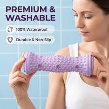 Bâton de massage des pieds PC, rouleau de fascia, rouleau de massage des points gâchettes en tissu profond, entraîneur de roulement pour usage domestique, fonctionnement manuel, matériau plastique pour un confort accru des pieds, idéal pour les amateurs de yoga et de fitness, expérience de fitness à domicile, yoga - Multicolore - Voir 2