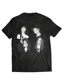 Women T-Shirts - Black - View 1