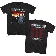 NSYNC T-Shirt No Strings Attached Tour 2000 - Black - View 1