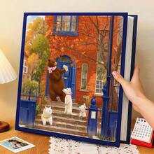1pc Premium Photo Album, Fits 6 Inch 600 Pockets, Suitable For Family, Wedding And Anniversary Photos - Can Accommodate Horizontal And Vertical Photos - Perfect Gift For Christmas And Valentine's Day, Photo Gift - 1PC - View 14