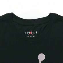 Camiseta de manga corta retro americana con estampado del logotipo  Jumpman Classics - Negro - Ver 5