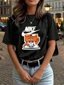 Women T-Shirts - Black - View 4