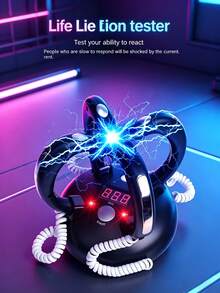 1pc Dual-Mode Lie Detector Game, Truth Or Dare Party Prank Toy, Stress Relief Interactive Game For Teenagers - Multiple Options Available - View 12