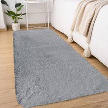 Sour Lemon Rugs Living Room 200x300cm, Grey Area Rugs For Bedroom, Washable Anti Slip Extra Large Shaggy Soft Rug Fluffy Modern Floor Carpets Mat Beside Carpet, Long Runner Rug For Hallway - Pure Light Gray - View 13