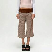 Pantalones Capri Holgados de Estilo Y2K para Mujer, Pantalones Anchos y Cortos, Estilo Gaucho, Cómodos, Casuales, para Yoga, Pijama - I - Ver 5