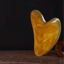 Natural Rose Quartz Heart-Shaped Massage Tool, Couples Face & Body Soothing Gua Sha Board - Ideal Gift For Valentine's Day, Mother's Day, 520, Thanksgiving, And New Year, Perfect For Gifting To Family And Friends! - Multicolor - View 18